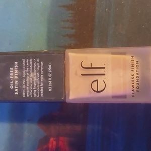 E.l.f flawless finish foundation Oil free and a satin finish. color:sand